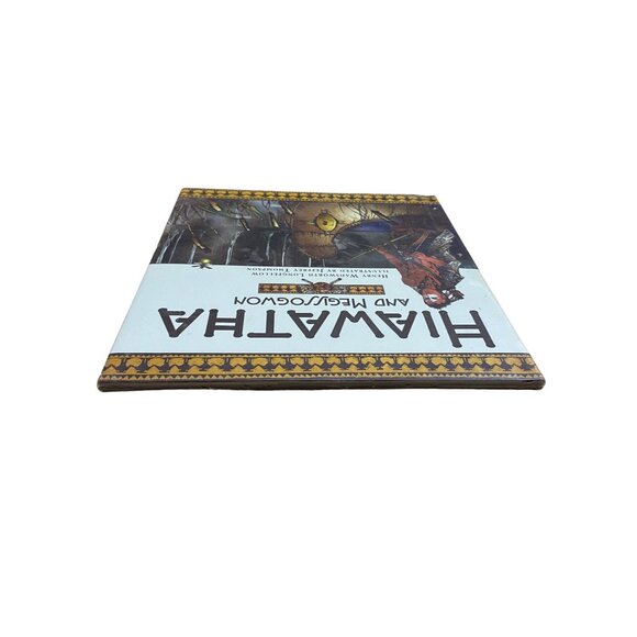 Hiawatha and Megissogwon Longfellow Illustrated Jeffrey Thompson Hardcover New - Picture 5 of 6